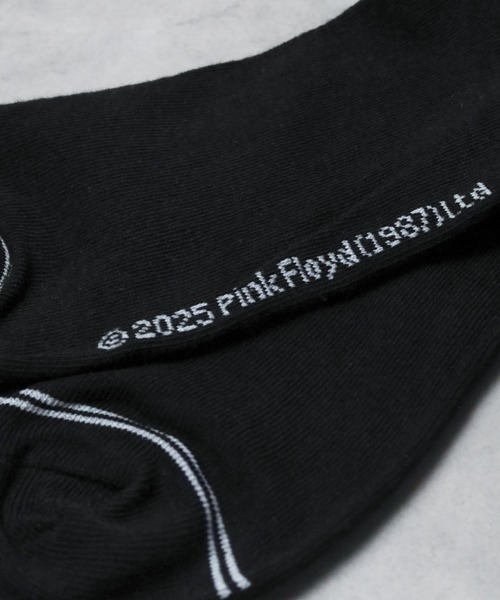 ARCHIVER(アーカイバ)の「【RES】【Perri's Socks(ぺリーズソックス)】Pink Floyd 3Pソックス(ソックス/靴下・メンズ・ブラック・FREE)」の5枚目の写真