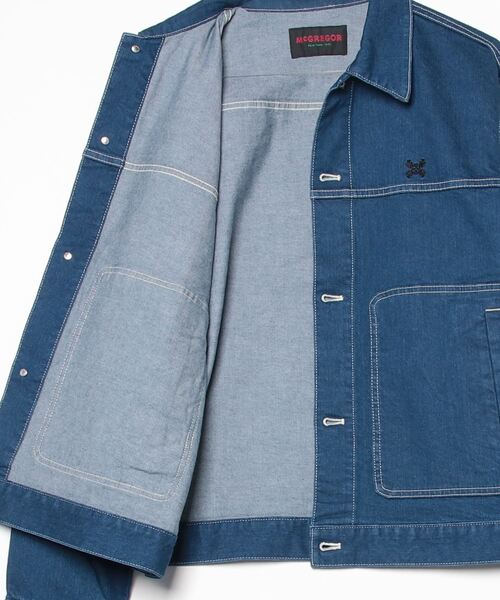 Mc McGREGOR(エムシーマックレガー)の「【Mc McGREGOR】デニムトラッカーJKT(デニムジャケット・メンズ・ブルー系その他・M/L)」の15枚目の写真