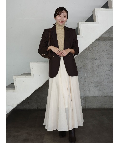 ファインシアーフレアスカート（スカート）｜anuans（アニュアンス）の