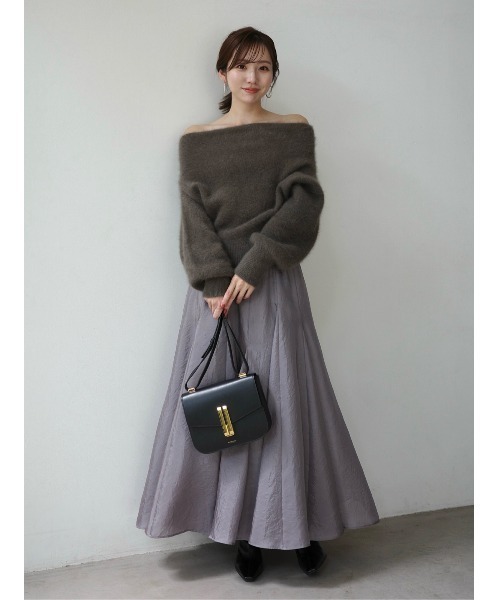 新品未使用 anuans スカート SMALL グレー レディース anuans 「anuans」 スカート SMALL グレー レディース