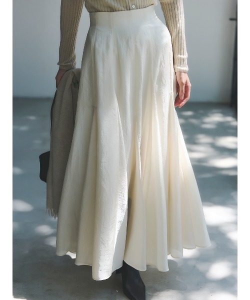 10/25〜26限定特価！anuans ファインシアーフレアスカート ファインシアーフレアスカート