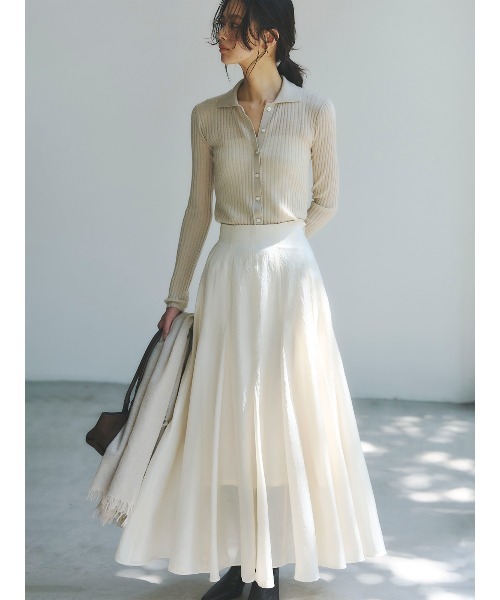 ファインシアーフレアスカート（スカート）｜anuans（アニュアンス）の