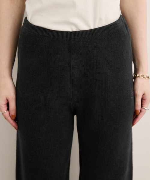 Healthknit(ヘルスニット)の「【Healthknit/ヘルスニット】Silky Mole Knit Pants/セットアップ対応(その他パンツ・レディース・ブラウン系その他2/チャコールグレー・FREE)」の10枚目の写真