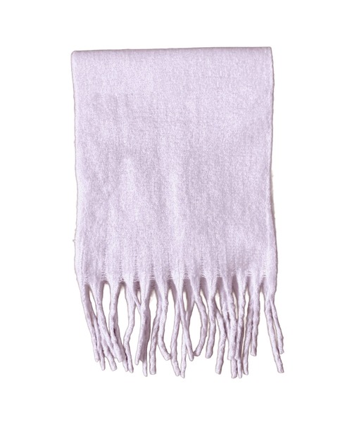 セール】カラーアソートビッグストール/マフラー/フリンジ ボリューム