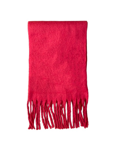 セール】カラーアソートビッグストール/マフラー/フリンジ ボリューム