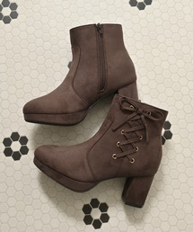 Honeys | サイドレースアップブーツ(ブーツ)