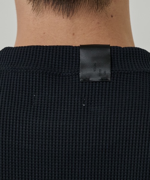 N.HOOLYWOOD(N.ハリウッド)の「【N.HOOLYWOOD/エヌハリウッド】別注 WAFFLE P/O SWEAT(Tシャツ/カットソー・メンズ・ブラック/ダークグレー・38/40/36)」の10枚目の写真
