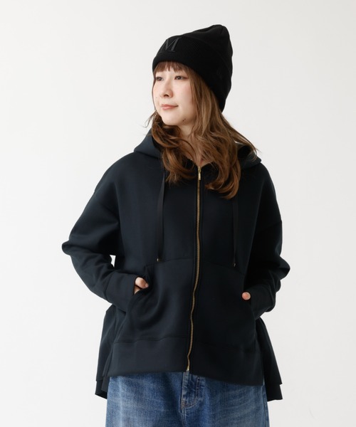 DESIGNWORKS(デザインワークス)の「【セットアップ対応】ダブルエアーフリルジップパーカー(パーカー・レディース・グレー・フリー)」の5枚目の写真