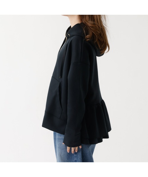 DESIGNWORKS(デザインワークス)の「【セットアップ対応】ダブルエアーフリルジップパーカー(パーカー・レディース・グレー・フリー)」の19枚目の写真