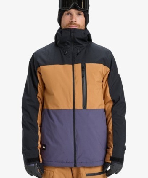 Quiksilver(クイックシルバー)の「SYCAMORE BLOCK 20K J/クイックシルバースキースノーボードウェア(ジャケット)(マウンテンパーカー・メンズ・ブラウン/グリーン・SMALL/MEDIUM/LARGE/X-LARGE)」の16枚目の写真