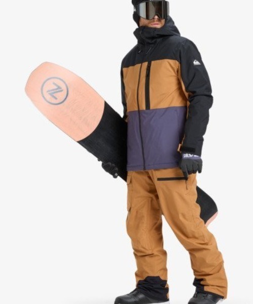 Quiksilver(クイックシルバー)の「SYCAMORE BLOCK 20K J/クイックシルバースキースノーボードウェア(ジャケット)(マウンテンパーカー・メンズ・ブラウン/グリーン・SMALL/MEDIUM/LARGE/X-LARGE)」の17枚目の写真