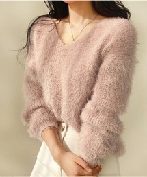 モヘアニット　茶　Ｖネック 楽天市場】60's ビンテージ ☆ PURITAN ピューリタン Vネック