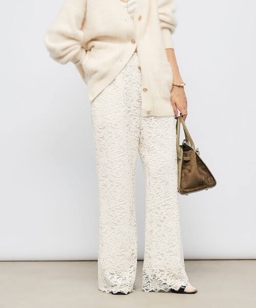 NOLLEY’S Sophi(ノーリーズソフィ)の「モールレースセミフレアパンツ(その他パンツ・レディース・ベージュ系その他/ホワイト系その他2・38)」の20枚目の写真