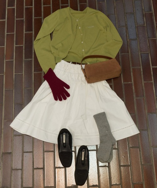 GIUNON(ジウノン)の「Smartphone touch long gloves / スマートフォンタッチロング手袋(手袋・レディース・アイボリー/グレー/パープル・FREE)」の20枚目の写真