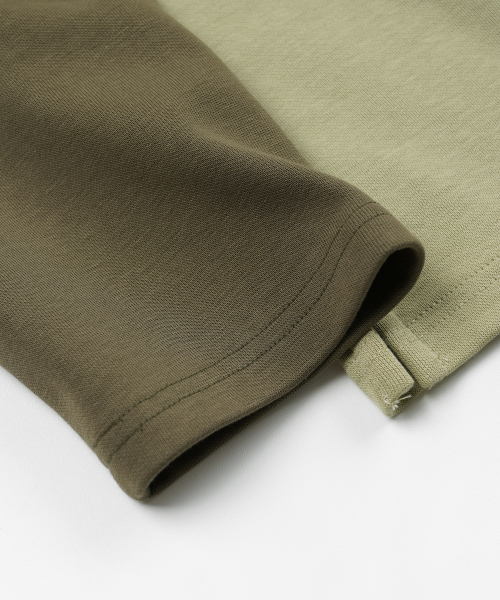 FRIZMWORKS(フリズムワークス)の「RAGLAN LONG SLEEVE TEE 002 _ OLIVE(Tシャツ/カットソー・メンズ・その他・SMALL/MEDIUM/LARGE/X-LARGE)」の4枚目の写真