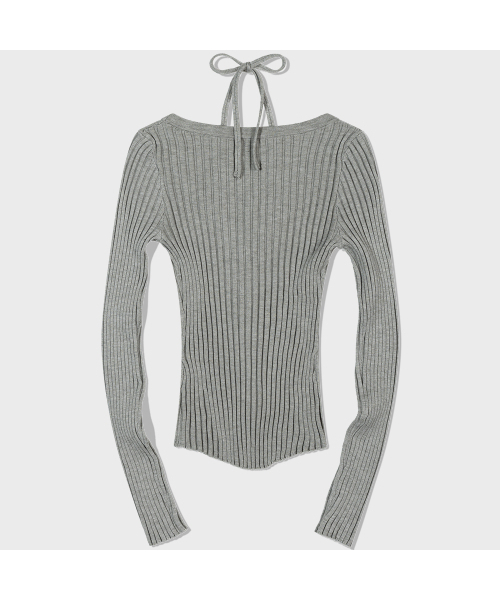 MOAA(モア)の「Rib Button-Up Cardigan (GRAY)(カーディガン/ボレロ・レディース・その他・SMALL/MEDIUM)」の3枚目の写真