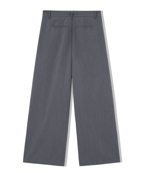 TRILLION（トリリオン）の「フロントVタックワイドスラックス[チャコール]（スラックス・レディース・その他・X-LARGE/MEDIUM/LARGE）」の5枚目の写真