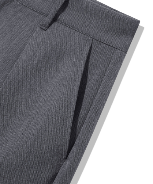 TRILLION（トリリオン）の「フロントVタックワイドスラックス[チャコール]（スラックス・レディース・その他・X-LARGE/MEDIUM/LARGE）」の8枚目の写真