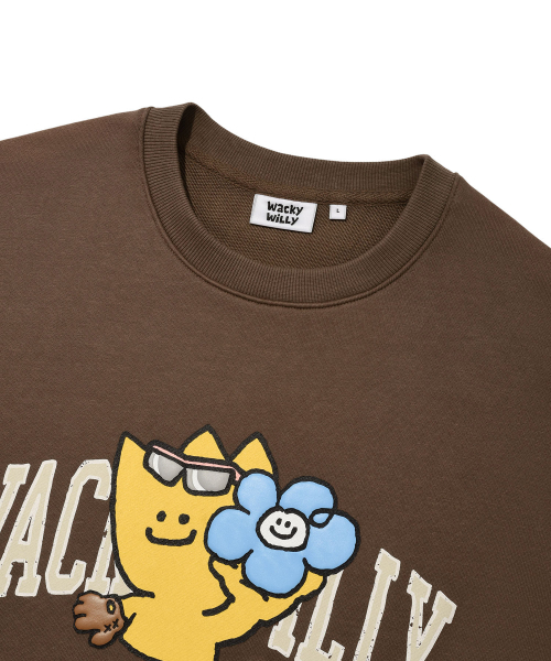 Wacky WiLLy(ワッキーウィリー)の「キキアンドリリーグラフィックスウェットブラウン(スウェット・レディース・その他・SMALL/MEDIUM/LARGE/X-LARGE)」の4枚目の写真