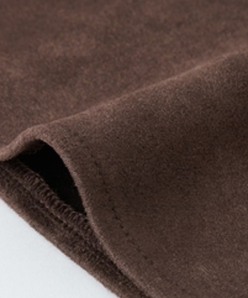 Petitjo（プッチージョ）の「小さいサイズ　パッチポケットスエード調スカート　低身長さん・小柄女性（スカート・レディース・ブラウン/ライトグレー・PS/PSS/PL/PM）」の20枚目の写真