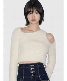 EMODA | シャギースキンラインニット(ニット/セーター)