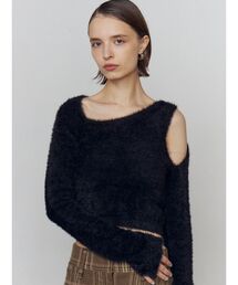 EMODA | シャギースキンラインニット(ニット/セーター)