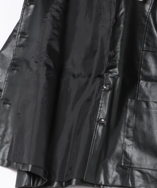 OandI（オーアンドアイ）の「ボア付きフェイクレザーカバーオール（その他アウター・レディース・ブラウン/ブラック・FREE）」の6枚目の写真