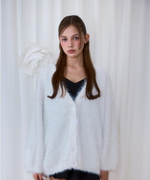 ROSEFRANTZ（ロゼフランツ）の「Fur Overfit Cardigan [Ivory]（カーディガン/ボレロ・レディース・アイボリー・OS）」の12枚目の写真