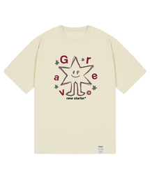 [ユニセックス]NEW-STARTER 半袖Tシャツ_サンドベージュ