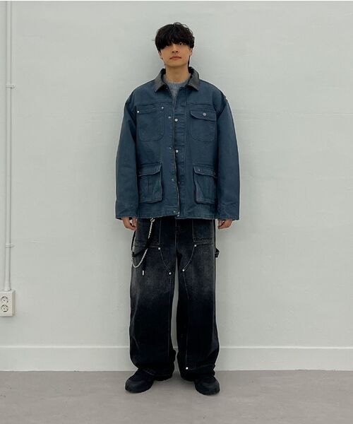Millo Archive（ミロ アーカイブ）の「クロップシルエットニット[スモークブルー]（ニット/セーター・メンズ・その他・MEDIUM/LARGE/X-LARGE）」の13枚目の写真