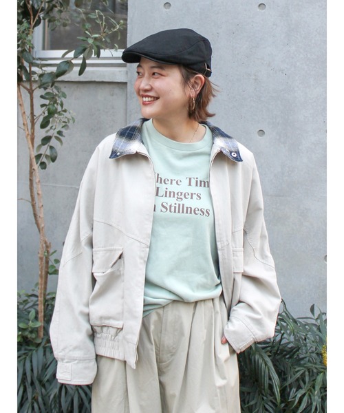 Ungrid（アングリッド）の「リバーシブルスウィングトップ（ブルゾン・レディース・ベージュ/ネイビー・FREE）」の3枚目の写真