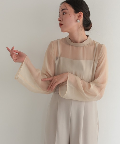 TOKYO OFFICA(トーキョーオフィカ)の「入学式 卒業式 結婚式 二次会対応 オールインワン パンツ セットアップ ジレ レイヤード シアースリーブ サイドベルト ウエストマーク きれいめ 体型カバー セレモニー フォーマル 入学式 卒業式 結婚式 二次会対応 ドレス スーツ(スーツセット・レディース・ブラウン/ベージュ/ブラック・M/L)」の3枚目の写真