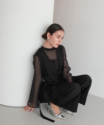 TOKYO OFFICA | アーバンレイヤーオールインワン セレモニー オフィスカジュアル ドレス スーツ(スーツセット)