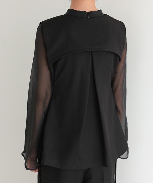 TOKYO OFFICA(トーキョーオフィカ)の「入学式 卒業式 結婚式 二次会対応 オールインワン パンツ セットアップ ジレ レイヤード シアースリーブ サイドベルト ウエストマーク きれいめ 体型カバー セレモニー フォーマル 入学式 卒業式 結婚式 二次会対応 ドレス スーツ(スーツセット・レディース・ブラウン/ベージュ/ブラック・M/L)」の21枚目の写真