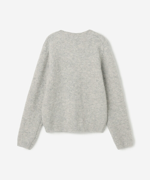 Bshop(ビショップ)の「eunoia | クルーネック 長袖カーディガン WOMEN(カーディガン/ボレロ・レディース・ピンク/グレー/ブラック・ONE)」の11枚目の写真