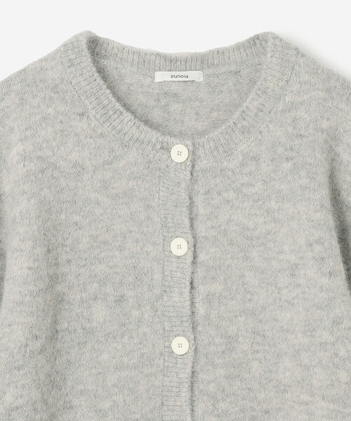 Bshop(ビショップ)の「eunoia | クルーネック 長袖カーディガン WOMEN(カーディガン/ボレロ・レディース・ピンク/グレー/ブラック・ONE)」の12枚目の写真