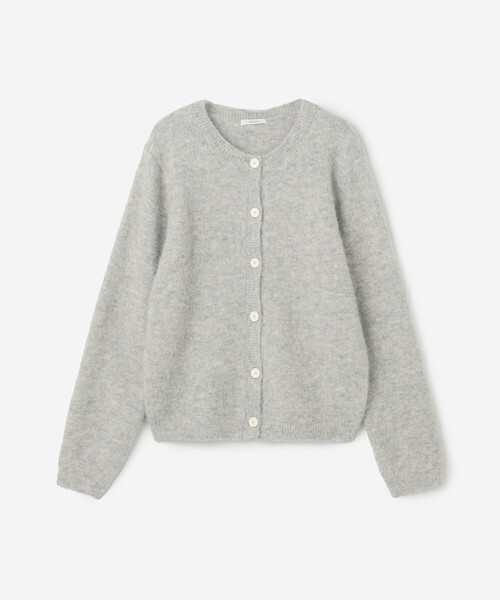 Bshop(ビショップ)の「eunoia | クルーネック 長袖カーディガン WOMEN(カーディガン/ボレロ・レディース・ピンク/グレー/ブラック・ONE)」の7枚目の写真