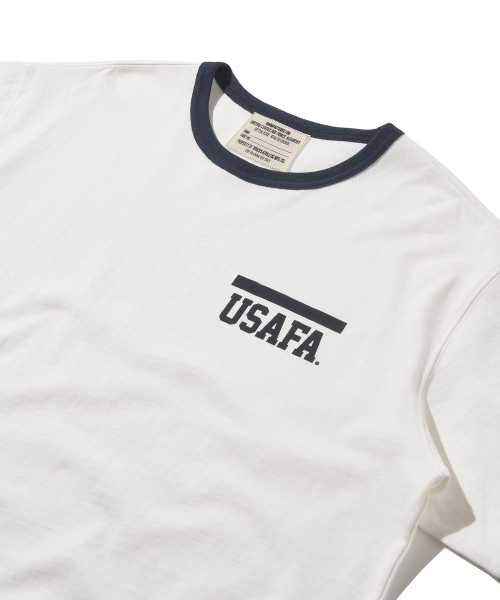 DISCUS ATHLETIC(ディスカス アスレチック)の「USAFA ヘビーウェイトリンガーTシャツオフホワイト(Tシャツ/カットソー・メンズ・その他・LARGE/X-LARGE/MEDIUM)」の6枚目の写真