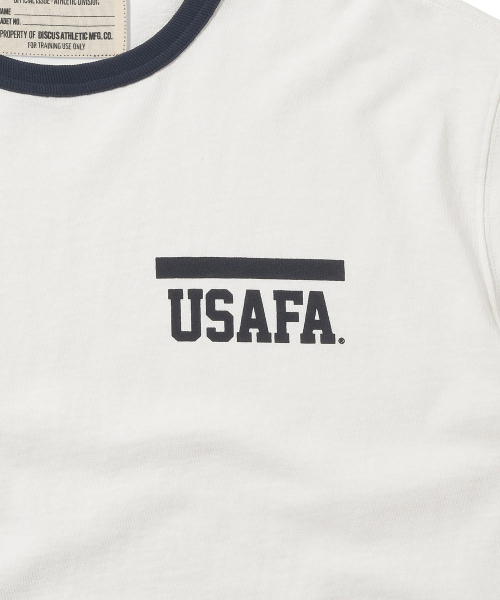 DISCUS ATHLETIC(ディスカス アスレチック)の「USAFA ヘビーウェイトリンガーTシャツオフホワイト(Tシャツ/カットソー・メンズ・その他・LARGE/X-LARGE/MEDIUM)」の8枚目の写真