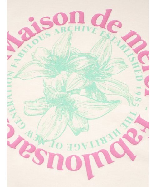 FABULOUS ARCHIVE(ファビュラスアーカイブ)の「ウィメンズ リリス リラックスクロップTシャツ クリームピンク(FCC2TS385W)(Tシャツ/カットソー・レディース・アイボリー・SMALL/MEDIUM)」の6枚目の写真