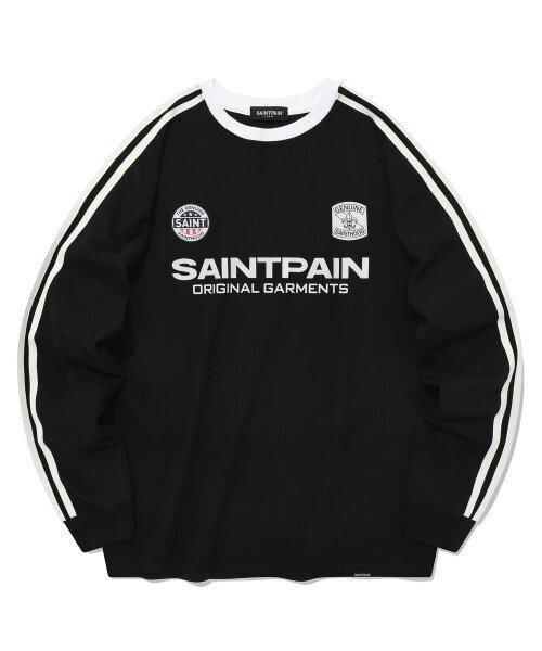 SAINTPAIN(セイントペイン)の「SPセイントクラブ ロングスリーブ-ブラック(Tシャツ/カットソー・レディース・その他・LARGE/MEDIUM/SMALL/X-LARGE)」の1枚目の写真
