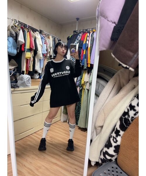 SAINTPAIN(セイントペイン)の「SPセイントクラブ ロングスリーブ-ブラック(Tシャツ/カットソー・レディース・その他・LARGE/MEDIUM/SMALL/X-LARGE)」の9枚目の写真