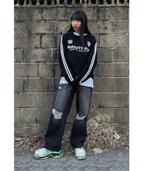 SAINTPAIN(セイントペイン)の「SPセイントクラブ ロングスリーブ-ブラック(Tシャツ/カットソー・レディース・その他・LARGE/MEDIUM/SMALL/X-LARGE)」の17枚目の写真