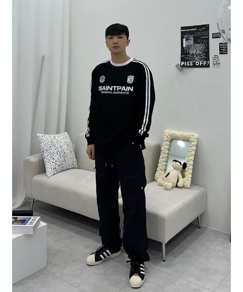 SAINTPAIN(セイントペイン)の「SPセイントクラブ ロングスリーブ-ブラック(Tシャツ/カットソー・レディース・その他・LARGE/MEDIUM/SMALL/X-LARGE)」の21枚目の写真