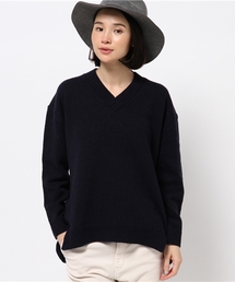 ivory court | ウールカシミヤＶネックプルオーバー(ニット/セーター)
