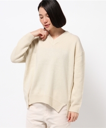 ivory court | ウールカシミヤＶネックプルオーバー(ニット/セーター)