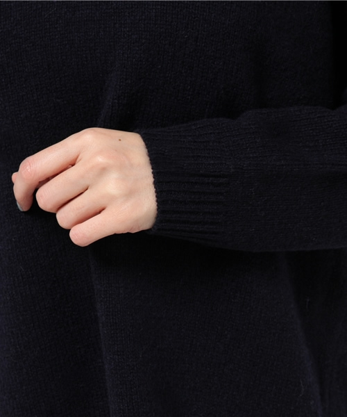 ivory court（アイボリーコート）の「ウールカシミヤＶネックプルオーバー（ニット/セーター・レディース・キャメル/アイボリー/チャコールグレー/グレー/ネイビー・FREE）」の6枚目の写真