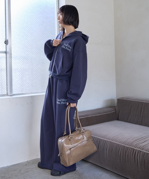 PBLIM（ページボーイリム）の「《UNISEX/セットアップ対応》ポンチバルーンパンツ（Tシャツ/カットソー・レディース・ブラック/グレー/ネイビー・LARGE/MEDIUM）」の5枚目の写真