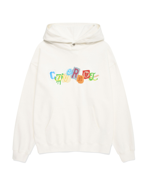 COVERNAT(カバーナット)の「コラージュロゴフードパーカーアイボリー(パーカー・レディース・その他・SMALL/MEDIUM/LARGE/X-LARGE)」の2枚目の写真