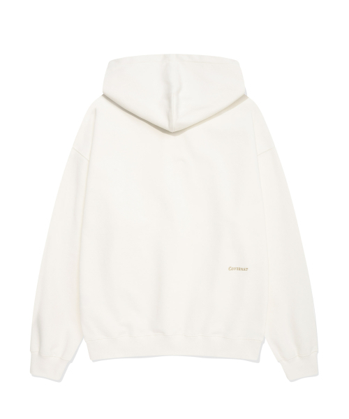 COVERNAT(カバーナット)の「コラージュロゴフードパーカーアイボリー(パーカー・レディース・その他・SMALL/MEDIUM/LARGE/X-LARGE)」の3枚目の写真